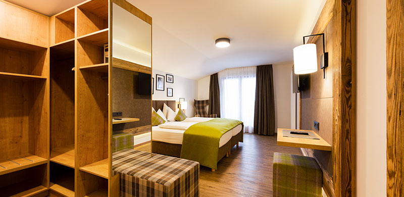 Hotel Brugger Doppelzimmer Alpin Sytle Bichl 12