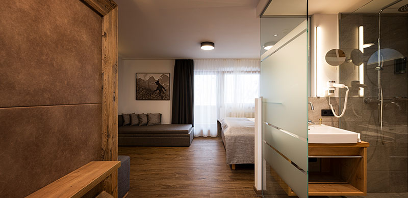 Hotel Brugger Fulpmes Stubaital Doppelzimmer Nockspitz 06