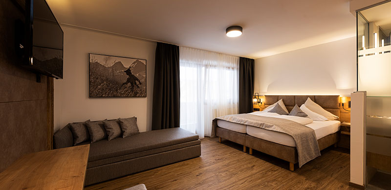 Hotel Brugger Fulpmes Stubaital Doppelzimmer Nockspitz 07